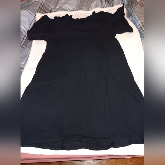 Old Navy Crinkle Gauze Mini Swig Dress with Pockets NWT - Picture 5 of 6